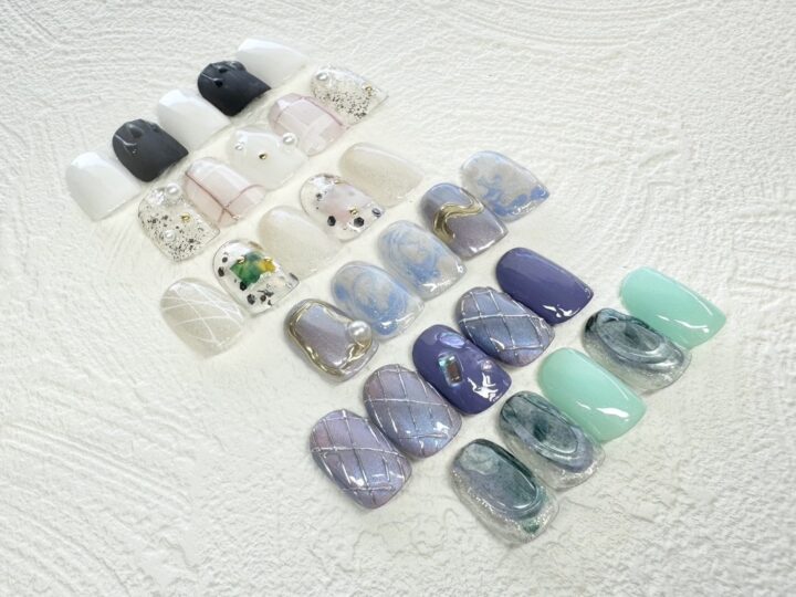 春の先取りネイルの画像